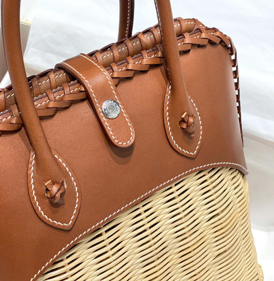 Hermes Picnic Bolide Barenia Palladium Hardware H21809 - Default Title - View 4