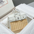 Hermes Picnic Sellier Birkin 25 Barenia Palladium Hardware H21800