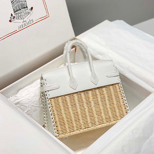 Hermes Picnic Sellier Birkin 25 Barenia Palladium Hardware H21800 - Default Title - View 3