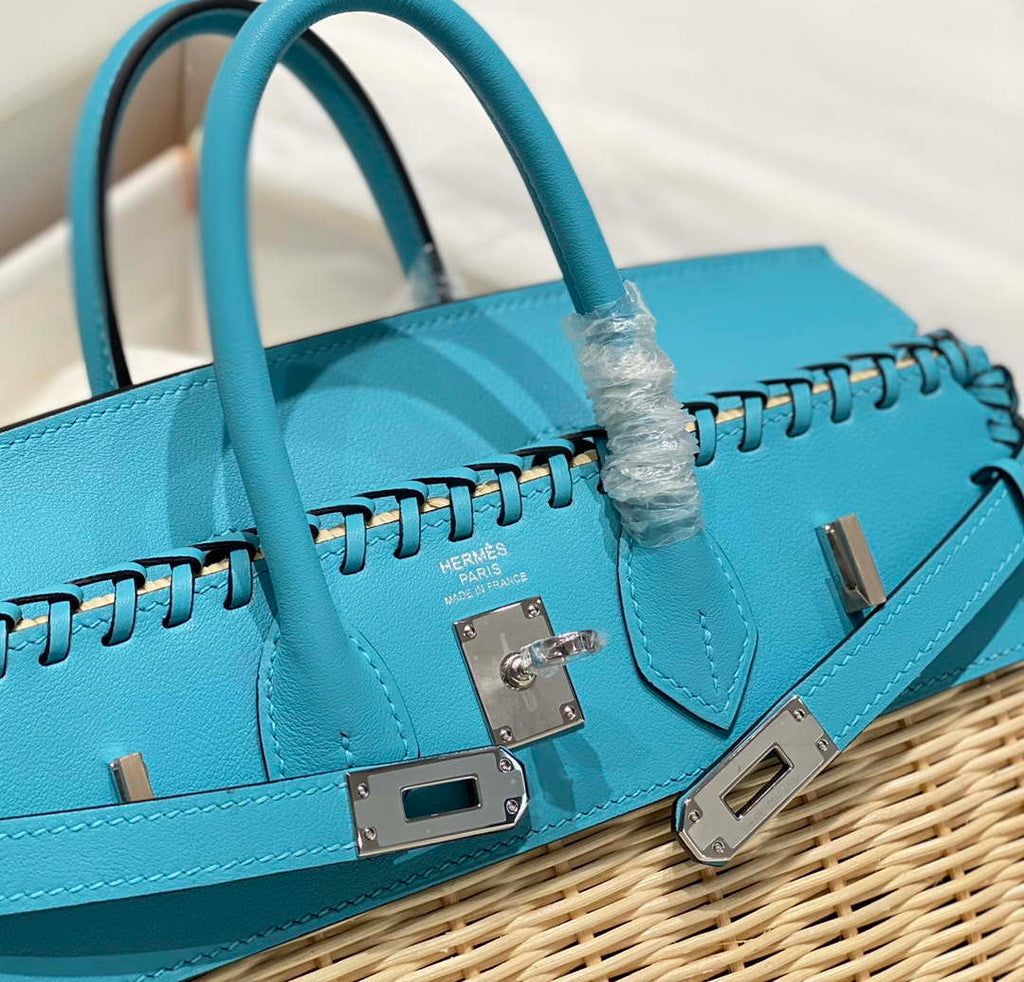 Hermes Picnic Sellier Birkin 25 Barenia Palladium Hardware H21801