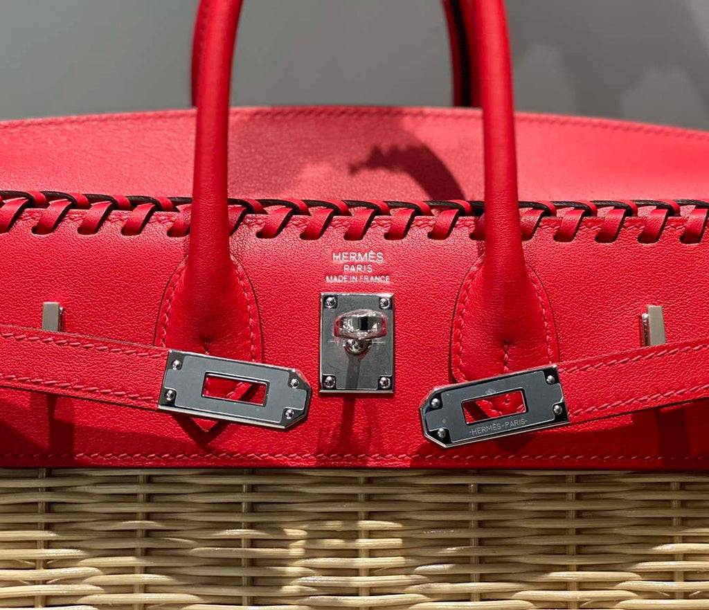 Hermes Picnic Sellier Birkin 25 Barenia Palladium Hardware H21802