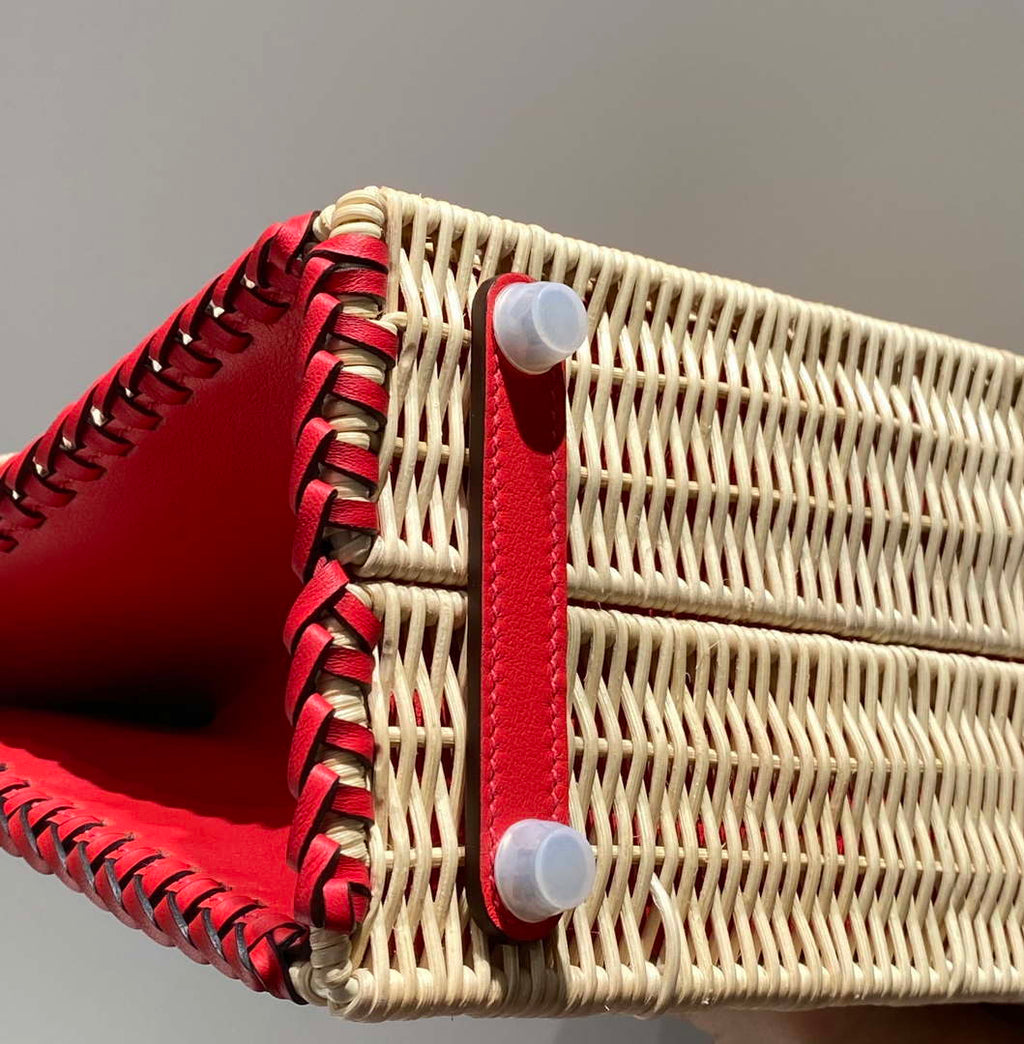 Hermes Picnic Sellier Birkin 25 Barenia Palladium Hardware H21802