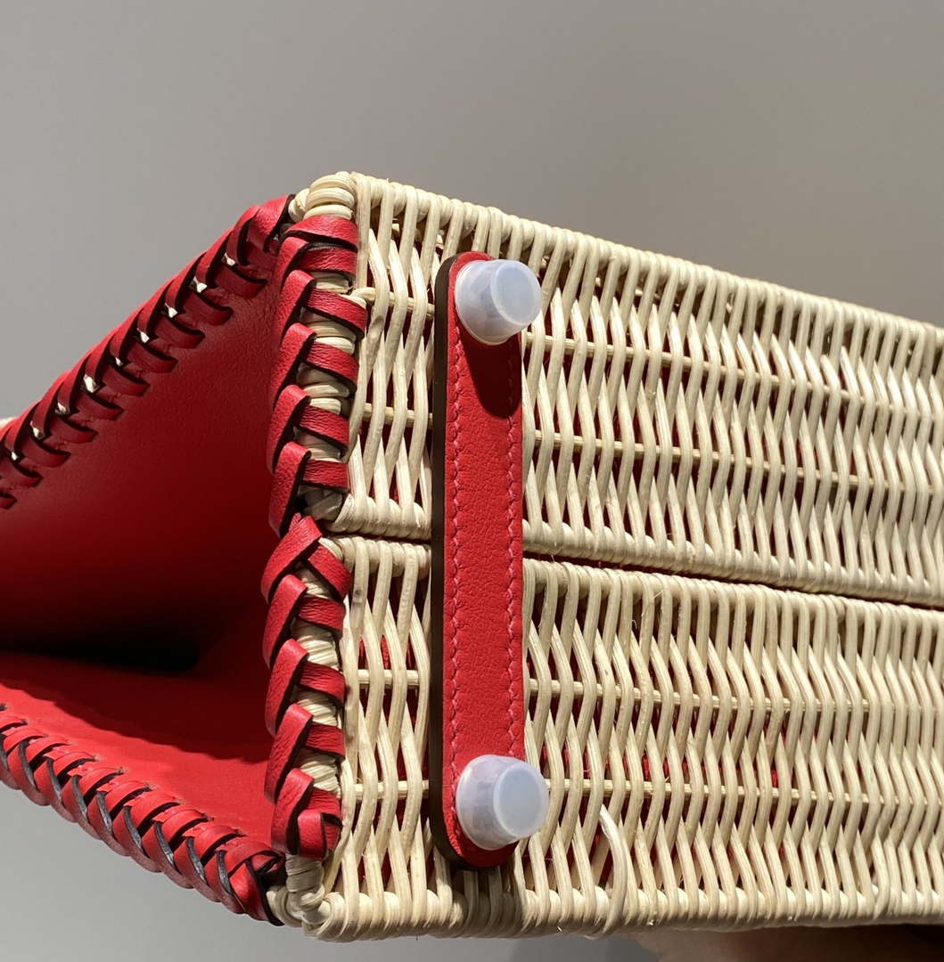 Hermes Picnic Sellier Birkin 25 Barenia Palladium Hardware H21802