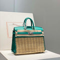 Hermes Picnic Sellier Birkin 25 Barenia Palladium Hardware H21803 - Default Title - View 1