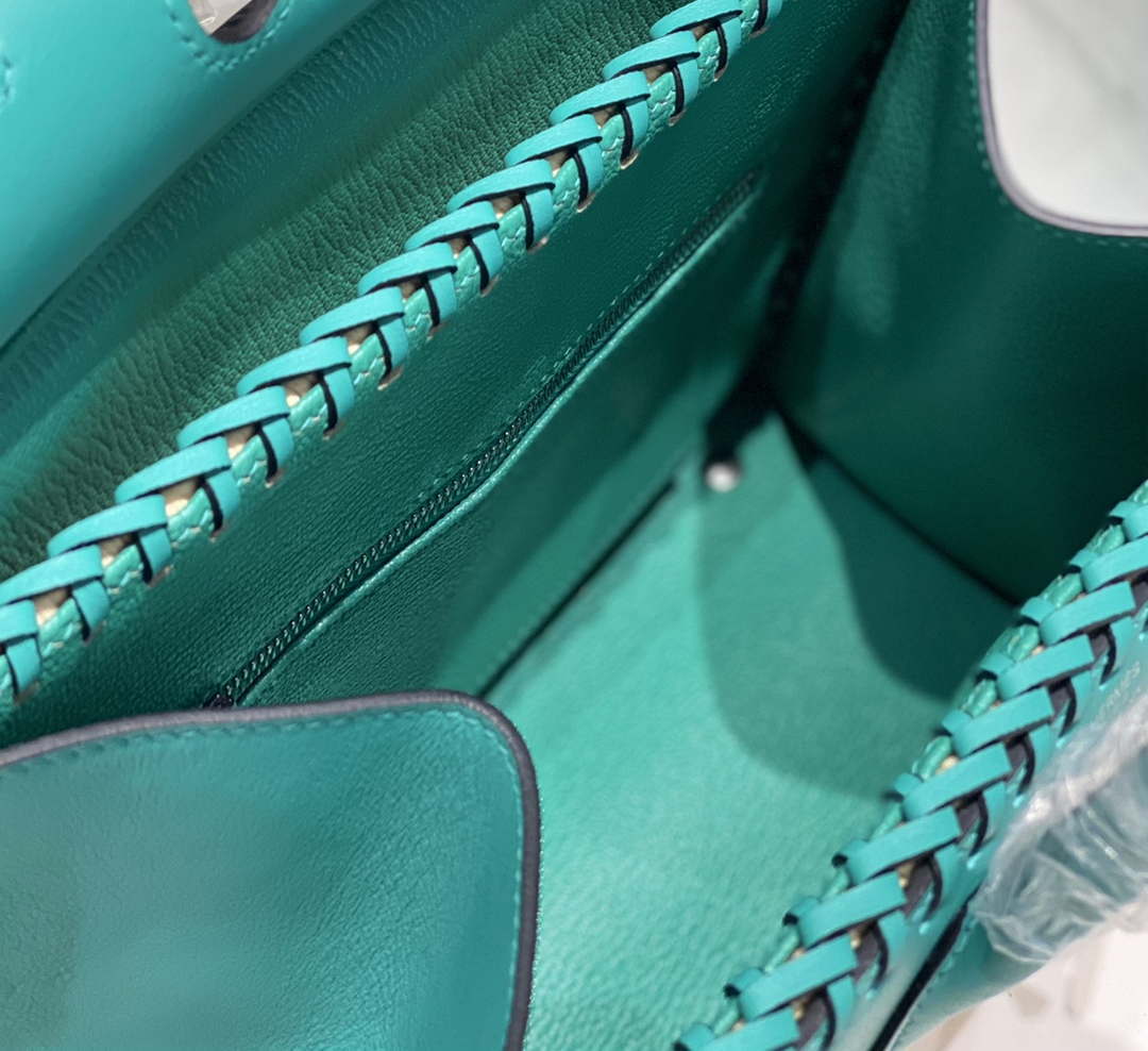 Hermes Picnic Sellier Birkin 25 Barenia Palladium Hardware H21803 - Default Title - View 9