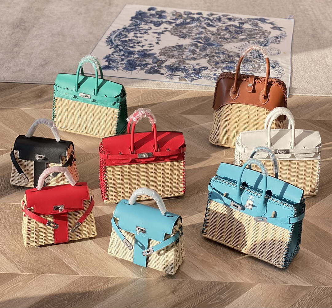 Hermes Picnic Sellier Birkin 25 Barenia Palladium Hardware H21803 - Default Title - View 10