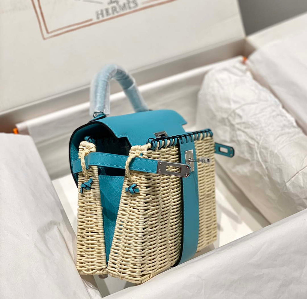 Hermes Picnic Sellier Kelly 22 Barenia Palladium Hardware H21805