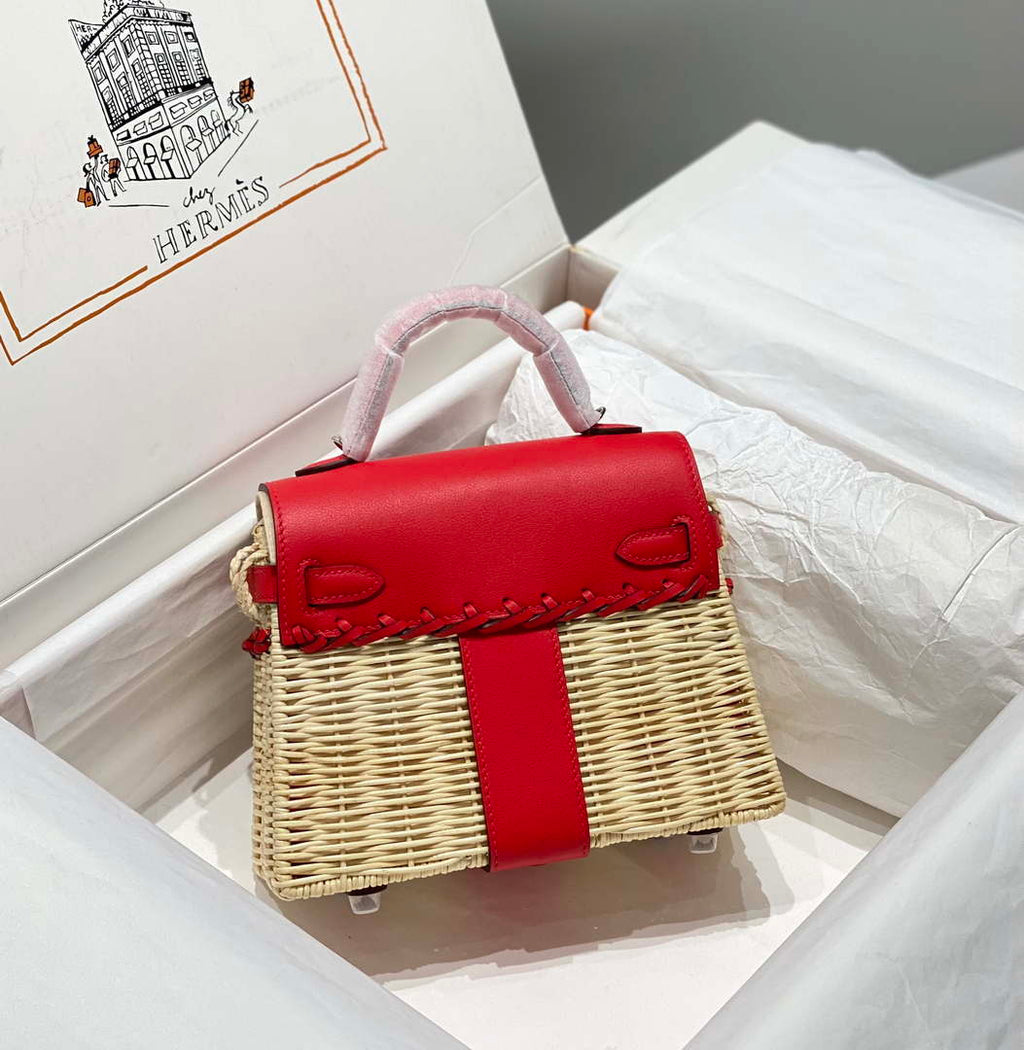 Hermes Picnic Sellier Kelly 22 Barenia Palladium Hardware H21807