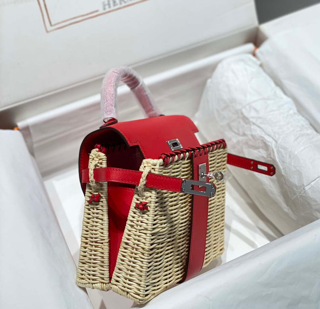 Hermes Picnic Sellier Kelly 22 Barenia Palladium Hardware H21807