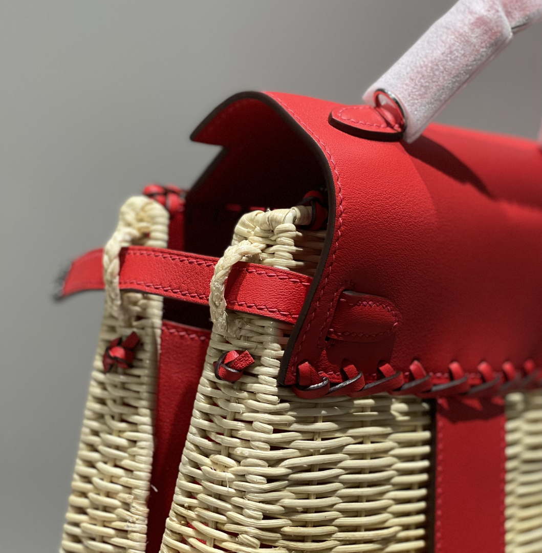 Hermes Picnic Sellier Kelly 22 Barenia Palladium Hardware H21807 - Default Title - View 7