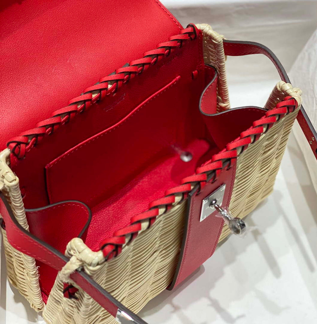 Hermes Picnic Sellier Kelly 22 Barenia Palladium Hardware H21807
