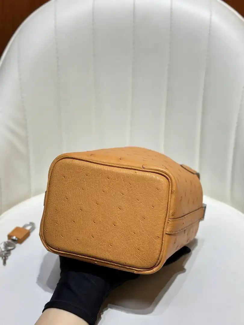 Hermes Picotin Ostrich Bag Lock 14cm 18cm H330302