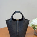 Hermes Picotin Ostrich Bag Lock 14cm 18cm H330305
