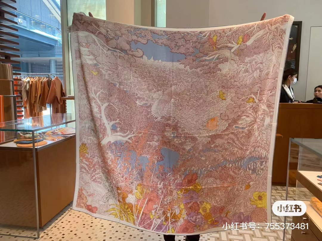 Hermes Retourala Nature Scarves H22703
