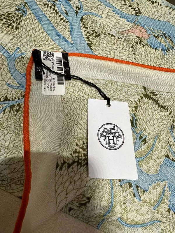 Hermes Retourala Nature Scarves H22704