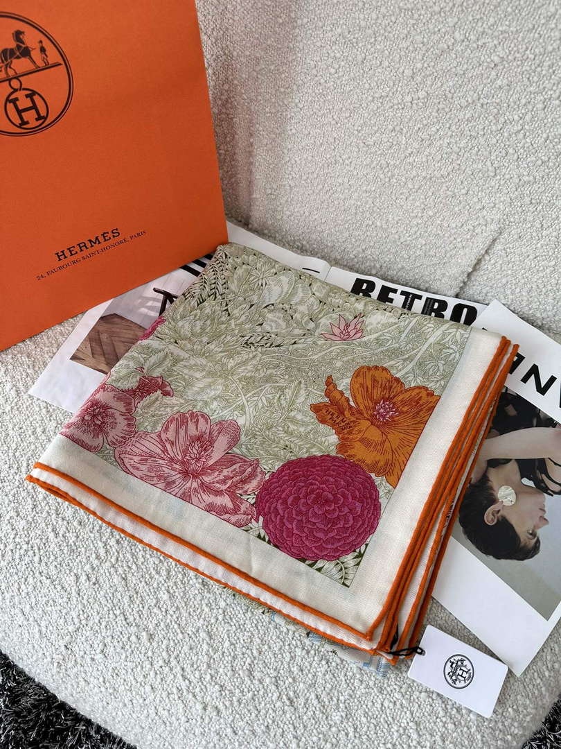 Hermes Retourala Nature Scarves H22707