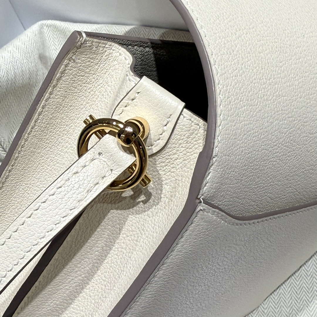 Hermes Roulis Mini Bag Evercolor Leather H233001 - Gold - View 18
