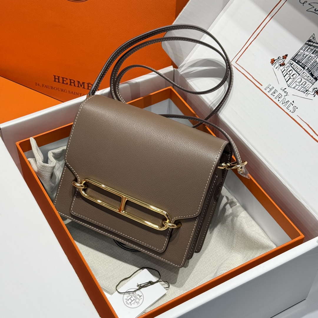 Hermes Roulis Mini Bag Evercolor Leather H233002