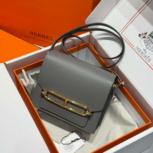Hermes Roulis Mini Bag Evercolor Leather H233003 - Default Title - View 1