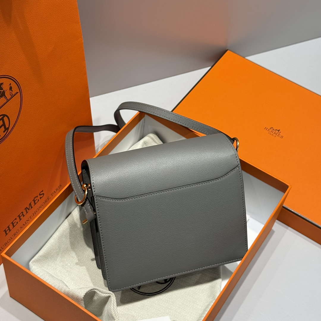 Hermes Roulis Mini Bag Evercolor Leather H233003 - Default Title - View 2
