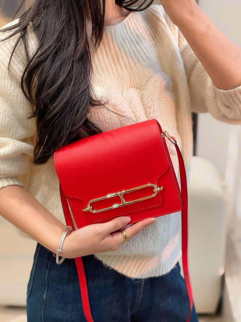 Hermes Roulis Mini Bag Evercolor Leather H233007