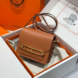 Hermes Roulis Mini Bag Evercolor Leather H233008 - Default Title - View 1