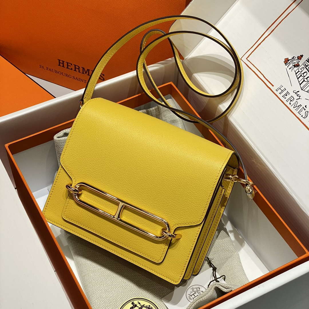 Hermes Roulis Mini Bag Evercolor Leather H233009