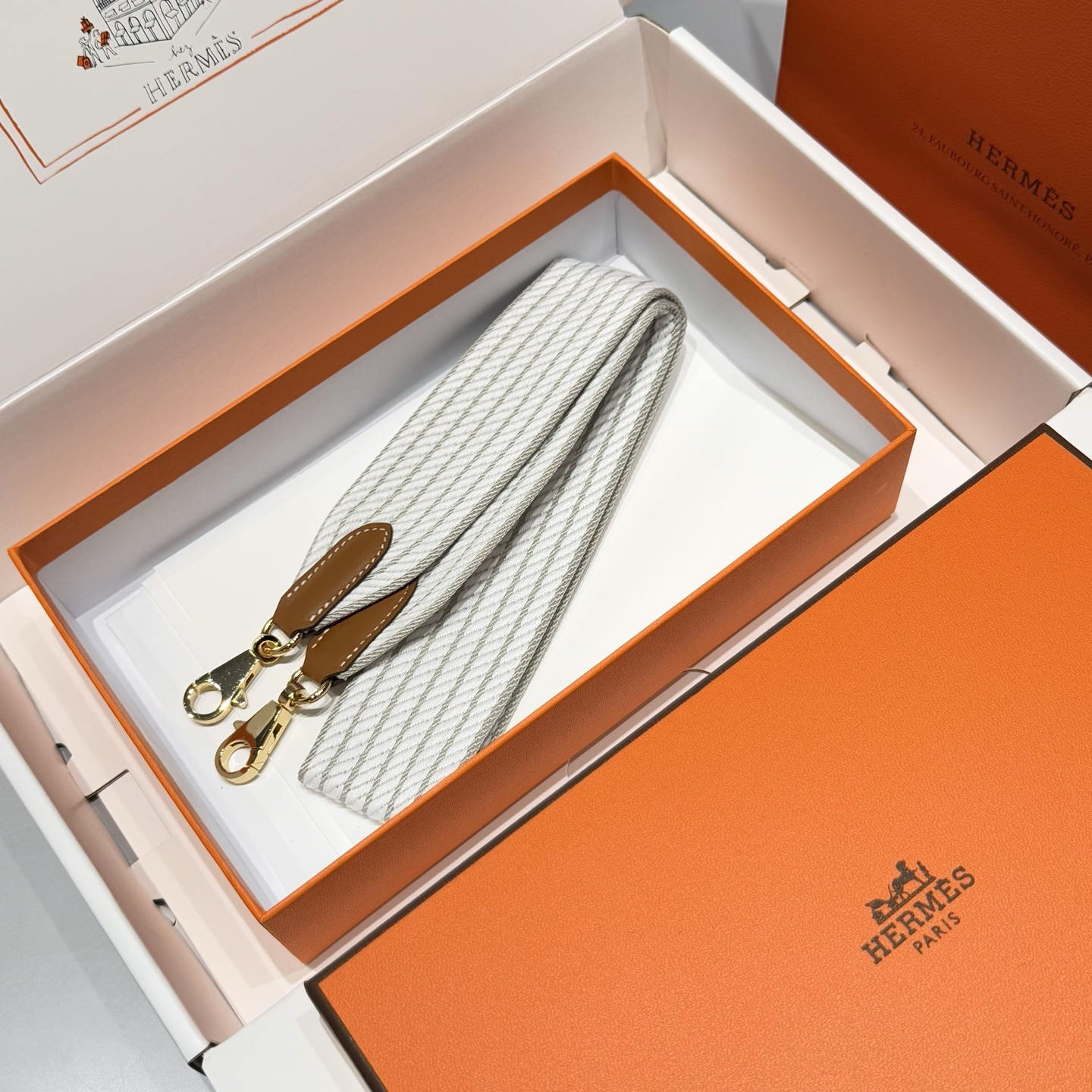 Hermes Sangle Cordage 50 mm bag strap H085682CCAQ085 H90010