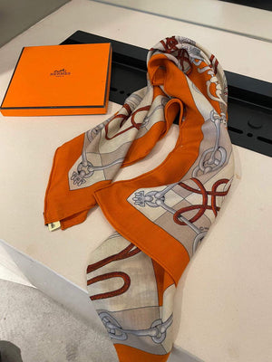 Hermes H001829S Scarves Cavalcades Scarf H50010 - Default Title - View 2