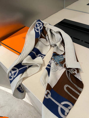 Hermes H001829S Scarves Cavalcades Scarf H50012 - Default Title - View 7