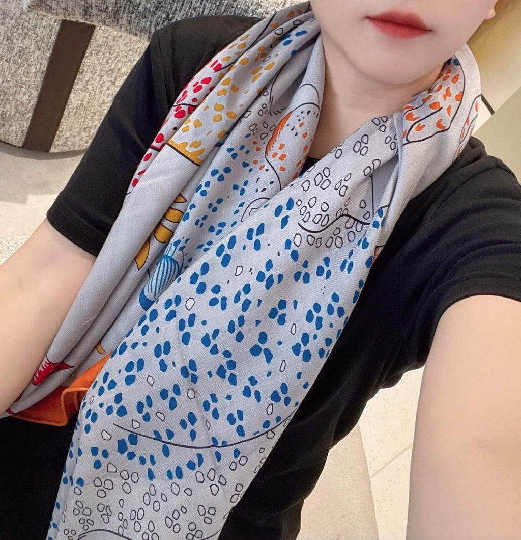 Hermes H001829S Scarves Cavalcades Scarf H50014