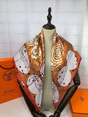 Hermes H001829S Scarves Cavalcades Scarf 90 H50008 - Default Title - View 1