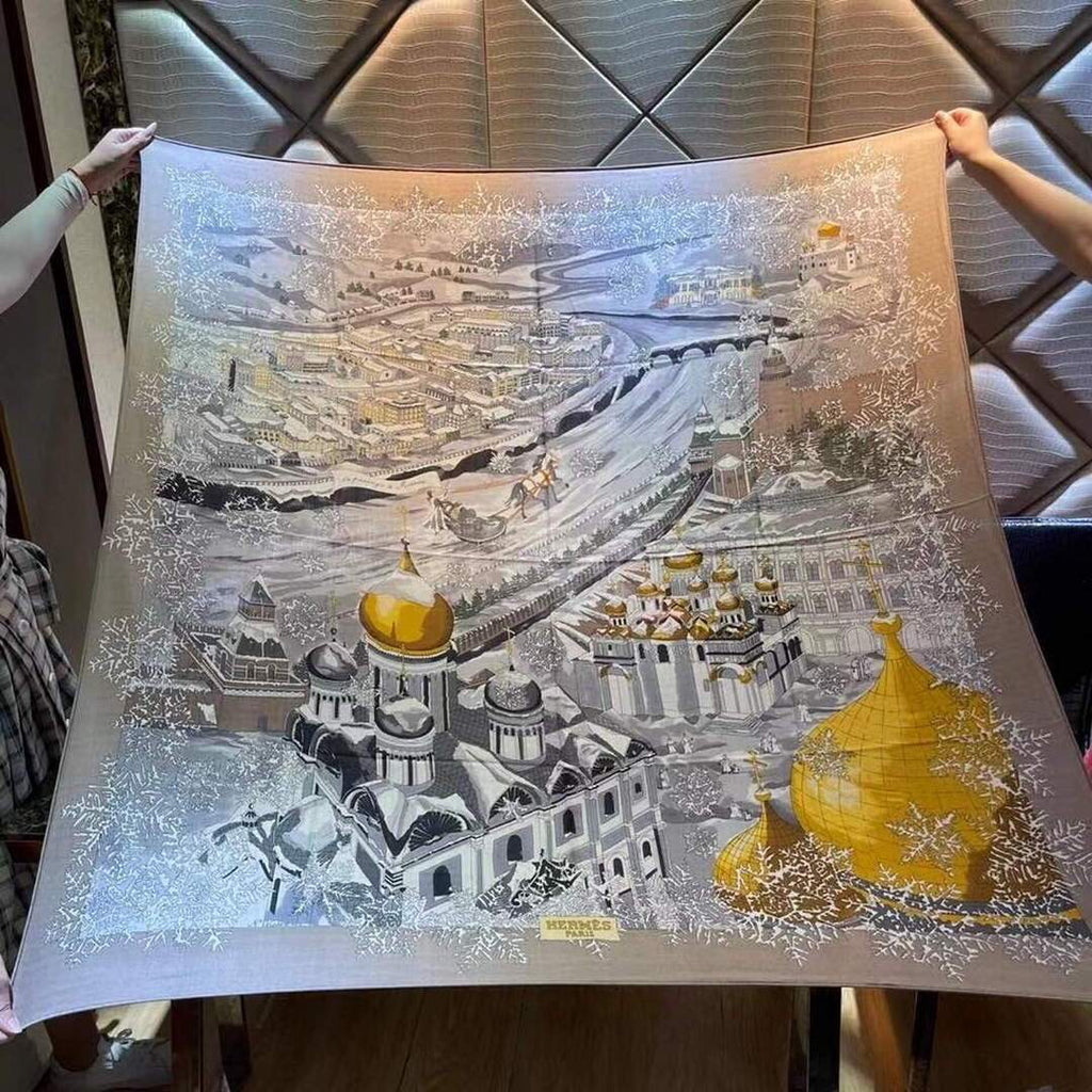 Hermes Scarves Designer Hermes Shawl Scarf 50001