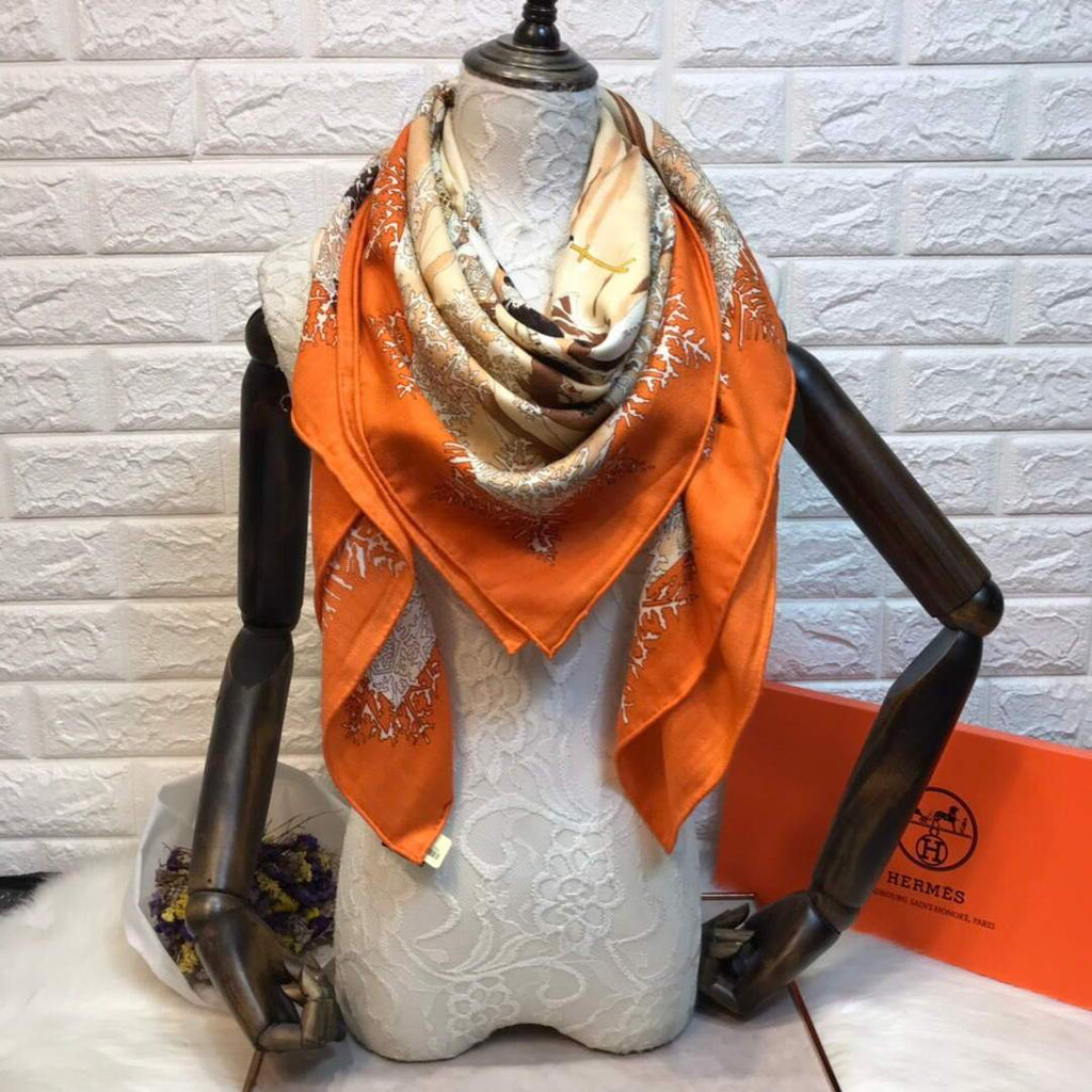 Hermes Scarves Designer Hermes Shawl Scarf 50002