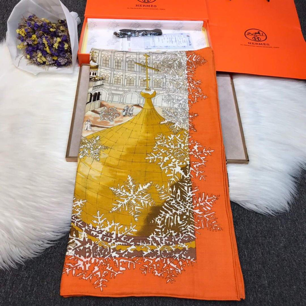 Hermes Scarves Designer Hermes Shawl Scarf 50002