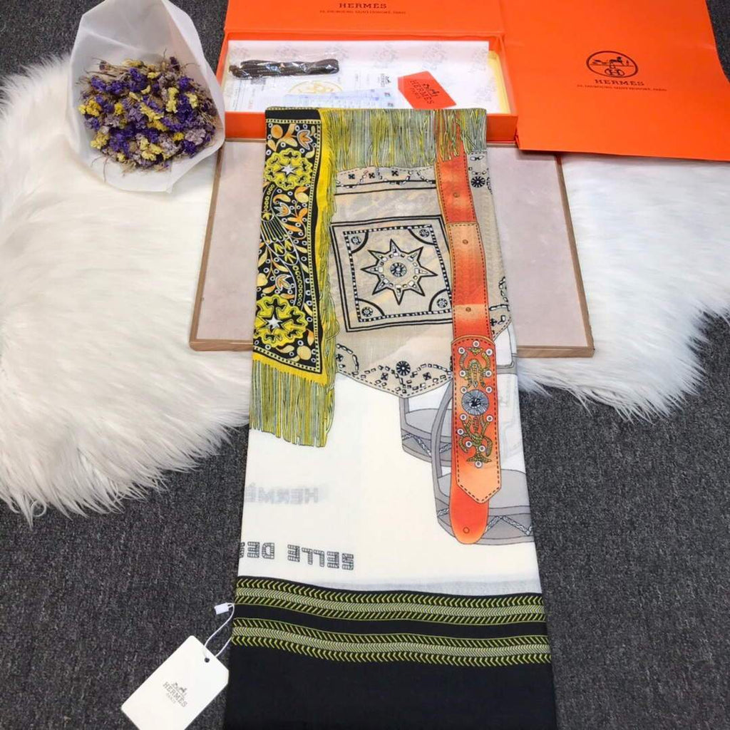 Hermes Scarves Designer Hermes Shawl Scarf 50004