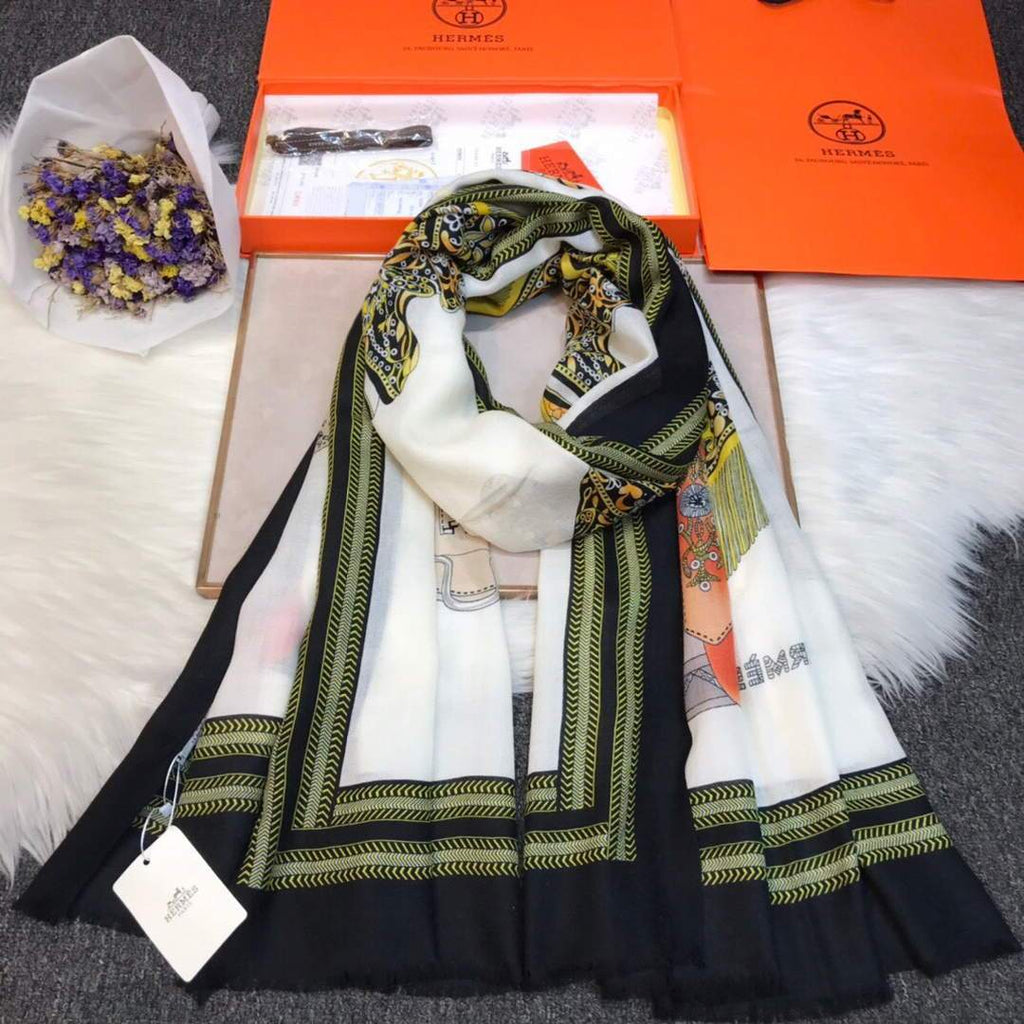 Hermes Scarves Designer Hermes Shawl Scarf 50004