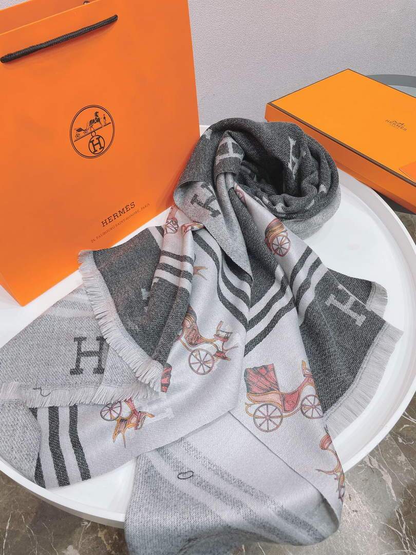 Hermes Scarves Designer Hermes Shawl Scarf 50012