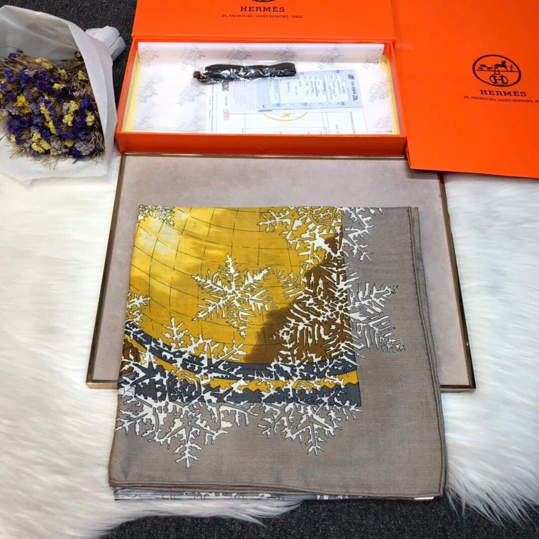 Hermes Scarves Designer Hermes Shawl Scarf 50001