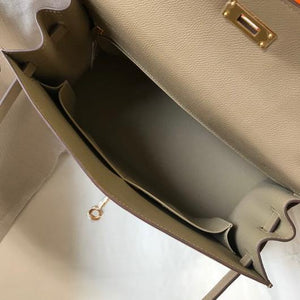 Hermes Sellier Kelly 28cm of Epsom Leather Bag 20331 Gray - luxibagsmall
