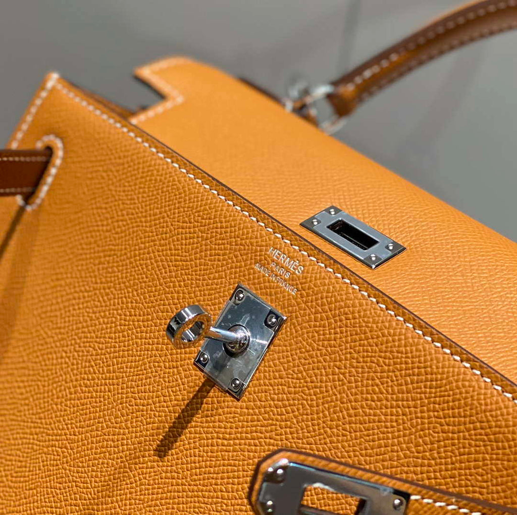 Hermes Sellier Kelly Epsom Leather Bag H213001