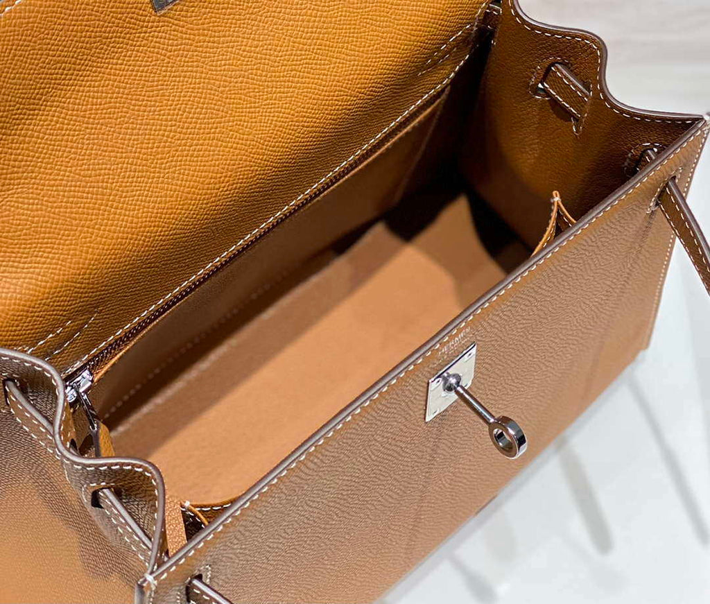 Hermes Sellier Kelly Epsom Leather Bag H213001