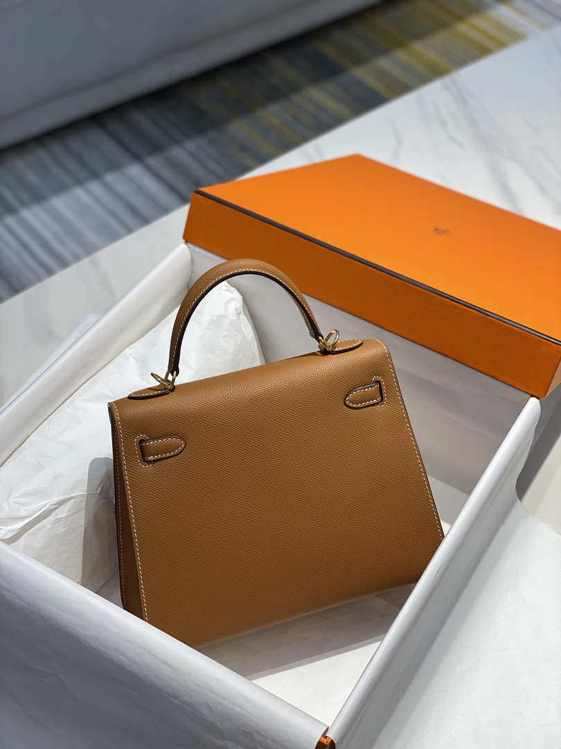 Hermes Sellier Kelly Epsom Leather Bag H213001