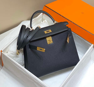 Hermes Sellier Kelly Epsom Leather Bag H213002 - Gold / 25cm x17 x 7 cm - View 3