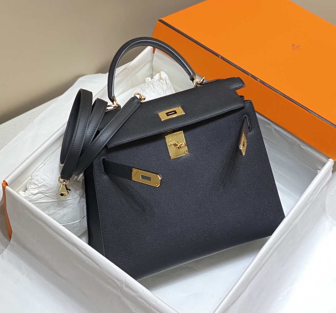 Hermes Sellier Kelly Epsom Leather Bag H213002