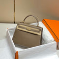 Hermes Sellier Kelly Epsom Leather Bag H213003 - Gold / 25cm x17 x 7 cm - View 1