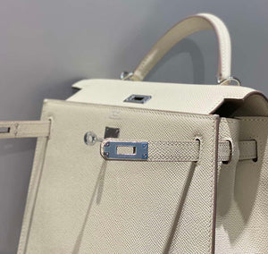 Hermes Sellier Kelly Epsom Leather Bag H213004 - Gold / 25cm x17 x 7 cm - View 5