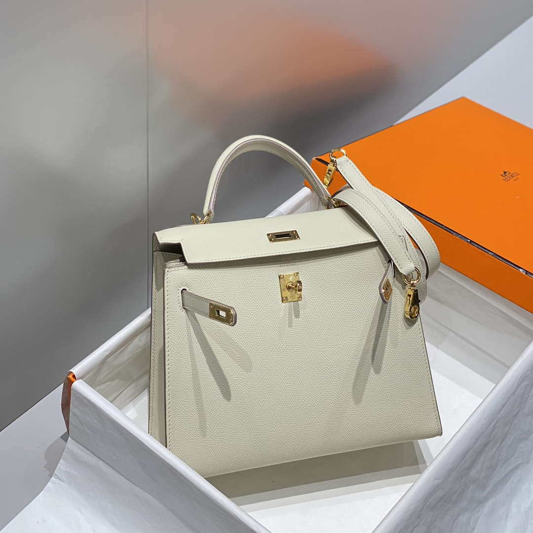Hermes Sellier Kelly Epsom Leather Bag H213004