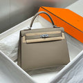 Hermes Sellier Kelly Epsom Leather Bag H213005 - Gold / 25cm x17 x 7 cm - View 1