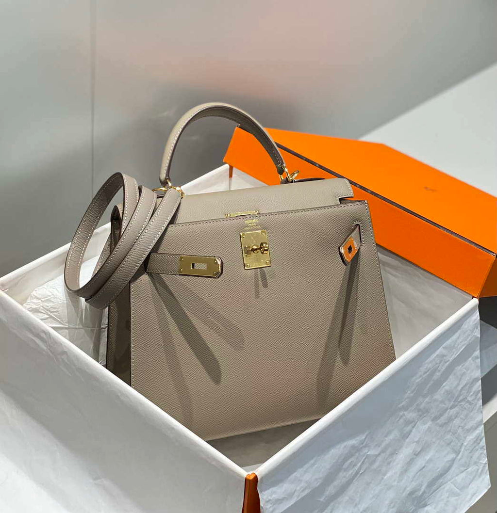 Hermes Sellier Kelly Epsom Leather Bag H213005